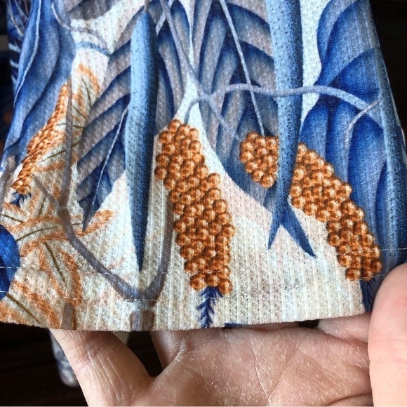 LoveU.Dear waffle knit bird print open front cardigan size L - Picture 3 of 10